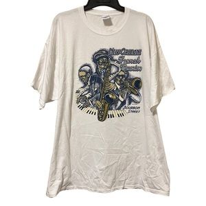 New Orleans French Quarter Bourbon Street Jazz Tee